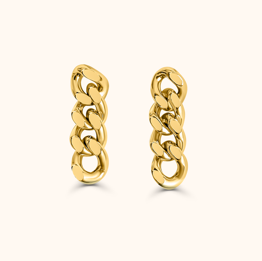 Sora Kihei Earrings S - Gold Plated