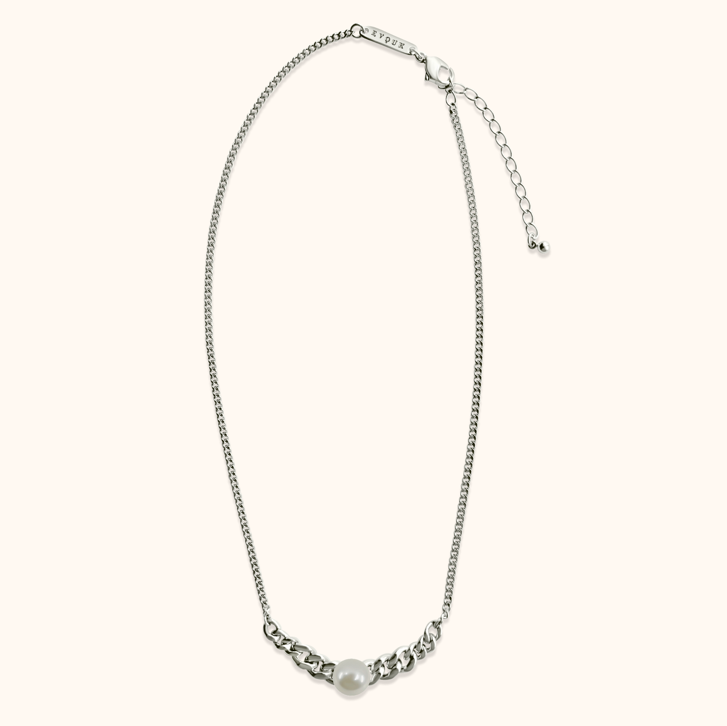 Sora Kihei Pearl Necklace Radium Plated