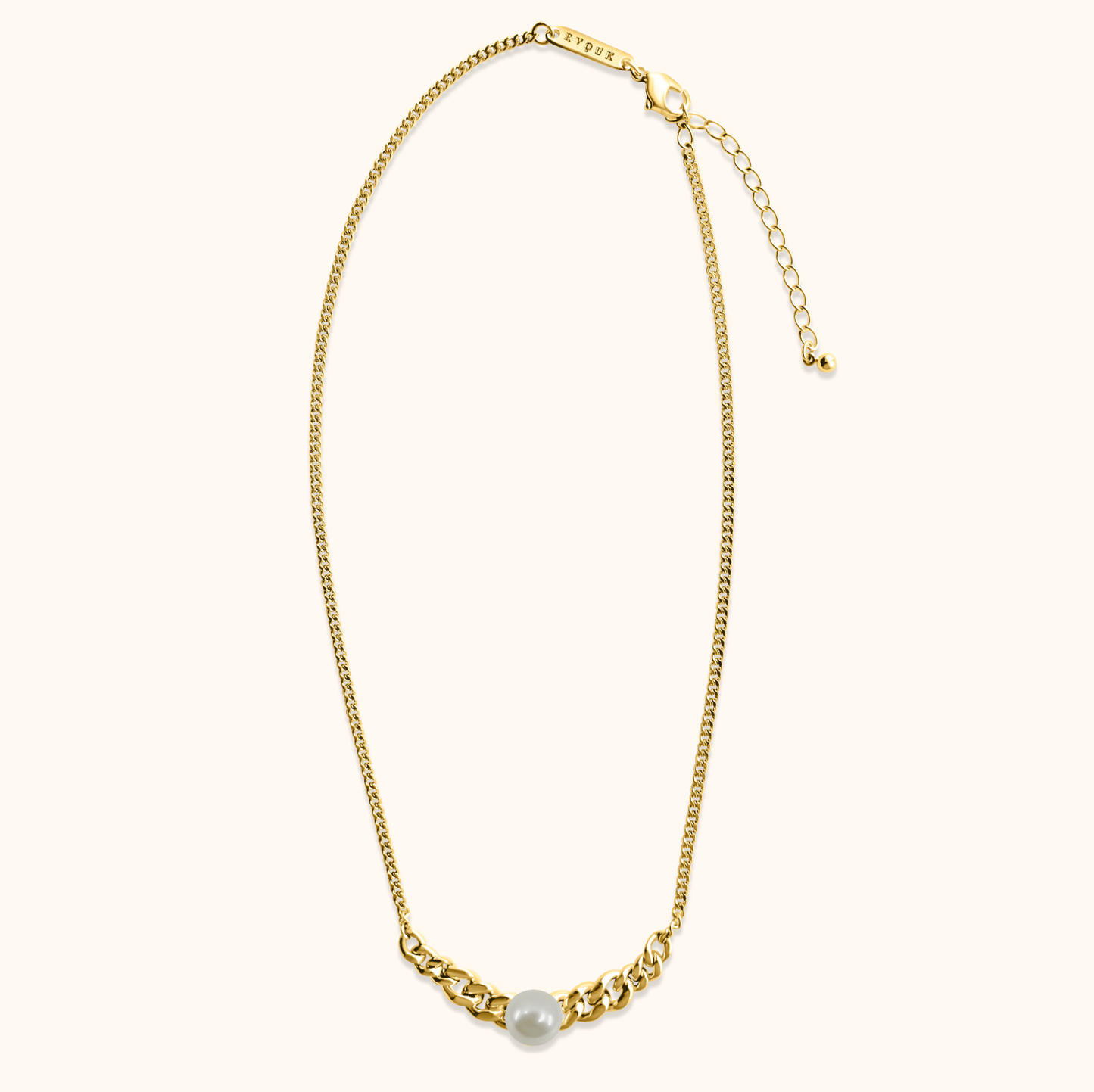 Sora Kihei Pearl Necklace Gold Plated