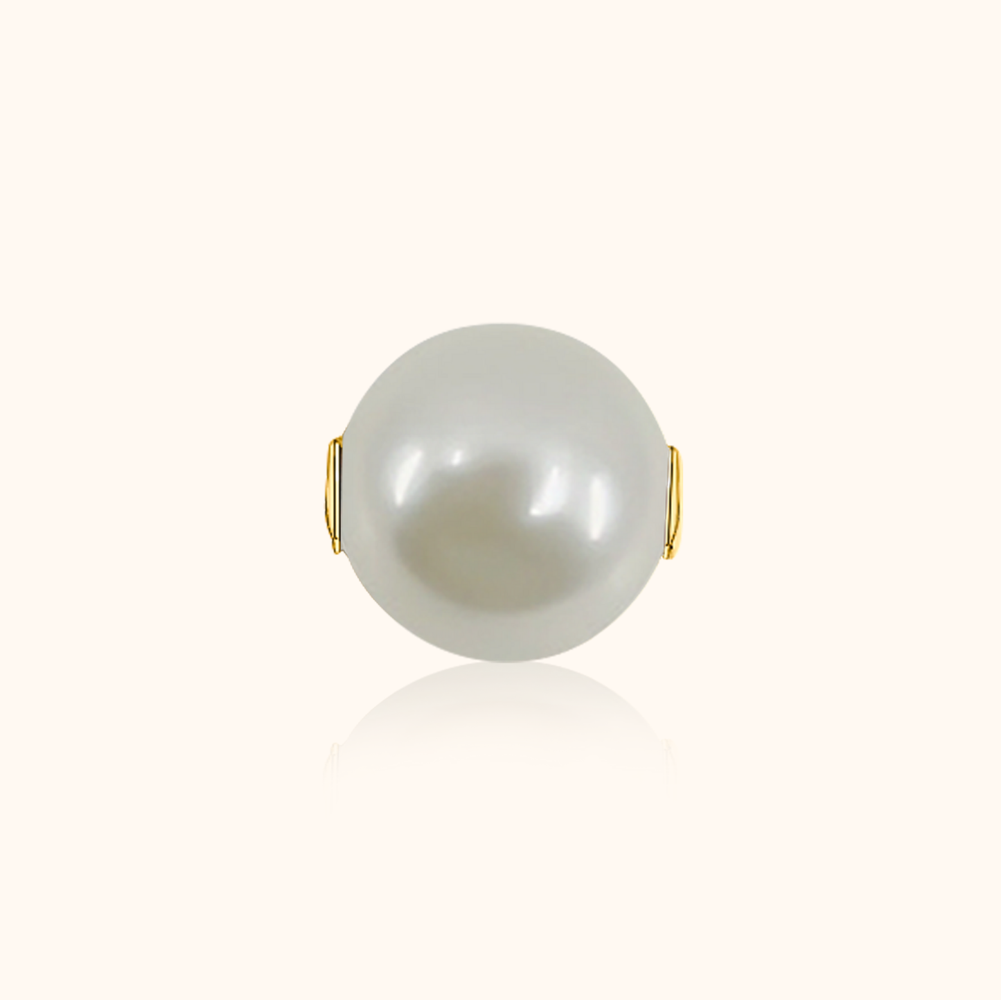 Akoya Pearl Pendant Charm - 18K Gold