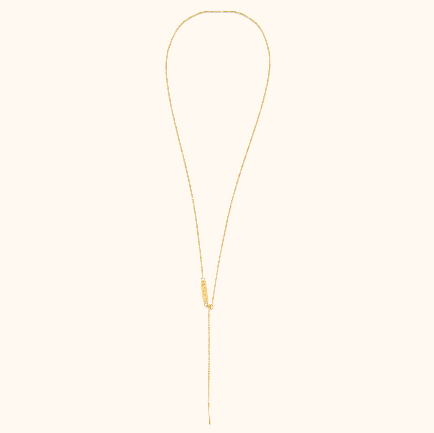 Ria Azuki Necklace - 18K Gold