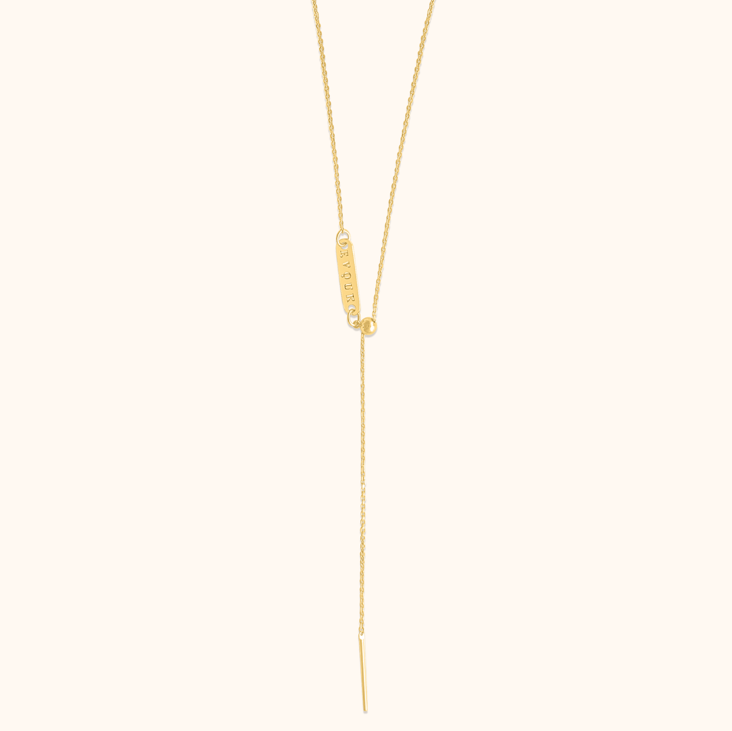 Ria Azuki Necklace - 18K Gold