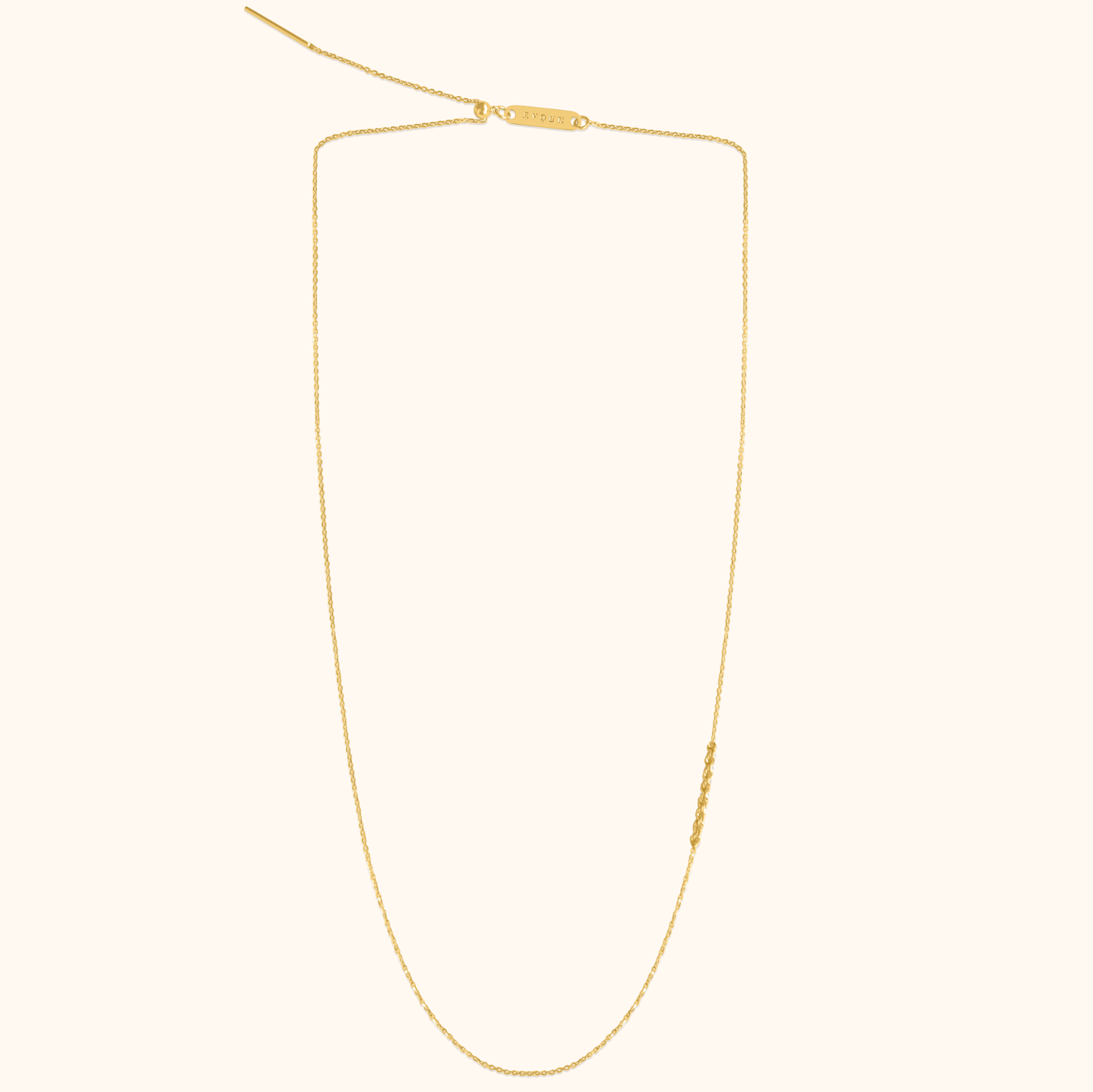 Tina  Rope Necklace- 18K Gold