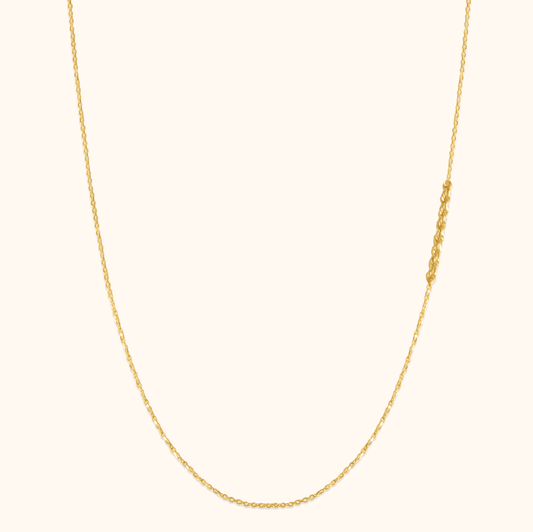 Tina  Rope Necklace- 18K Gold